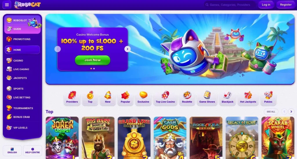5. RoboCat Casino